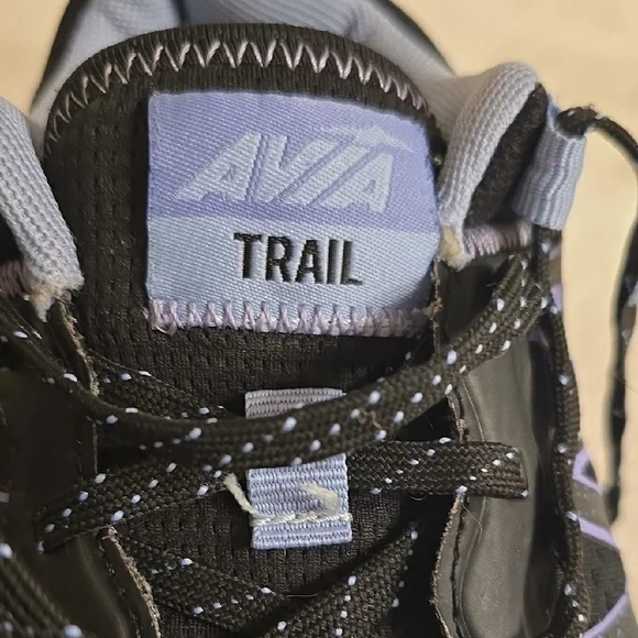 Avia Black and Purple Women's Sneakers - Picture 2 of 14